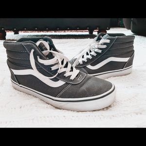 Canvas Sk8 High Top Vans Slate Shoes Size:8